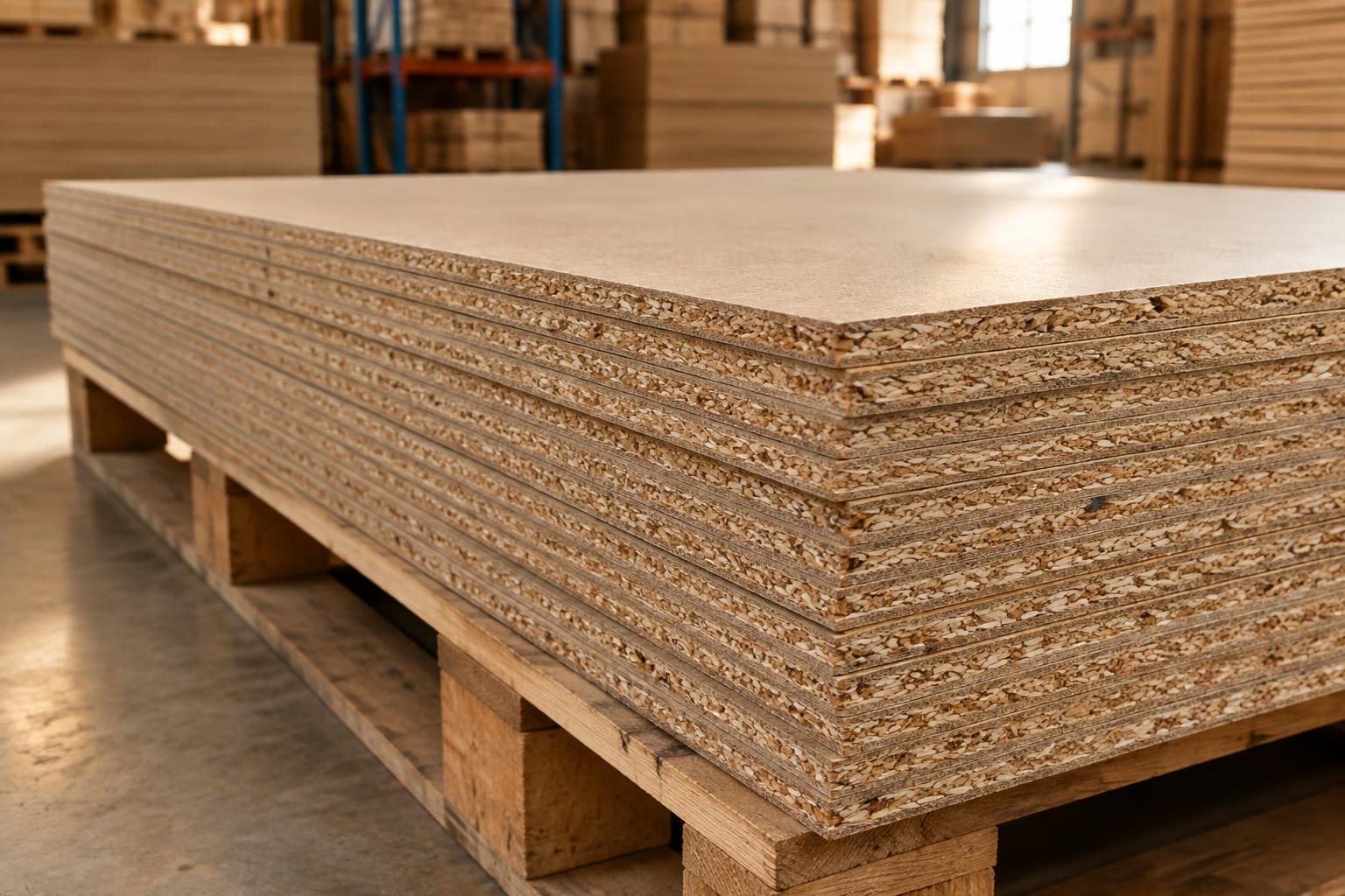 Raw Chipboard panels