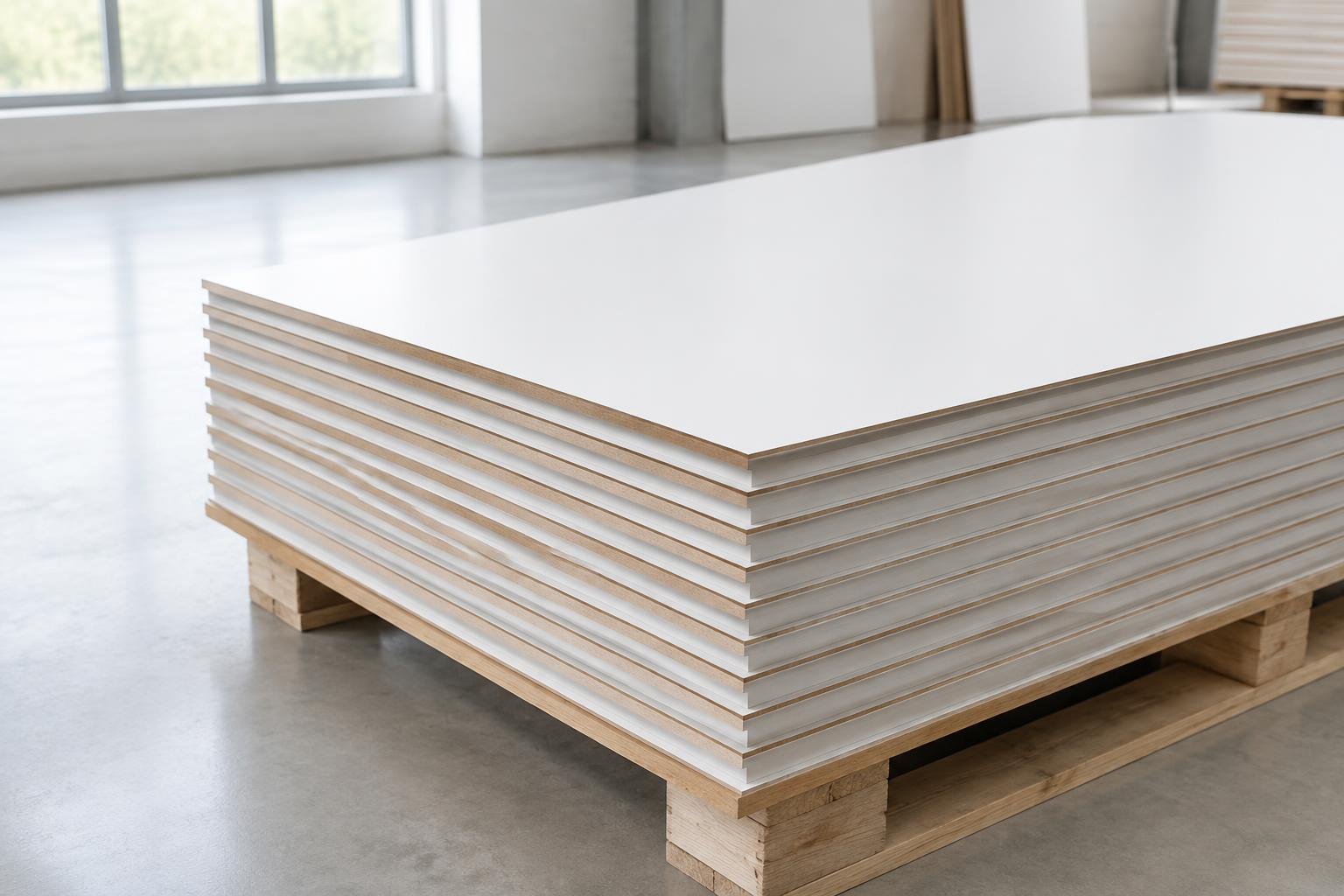 Lacquered MDF panels